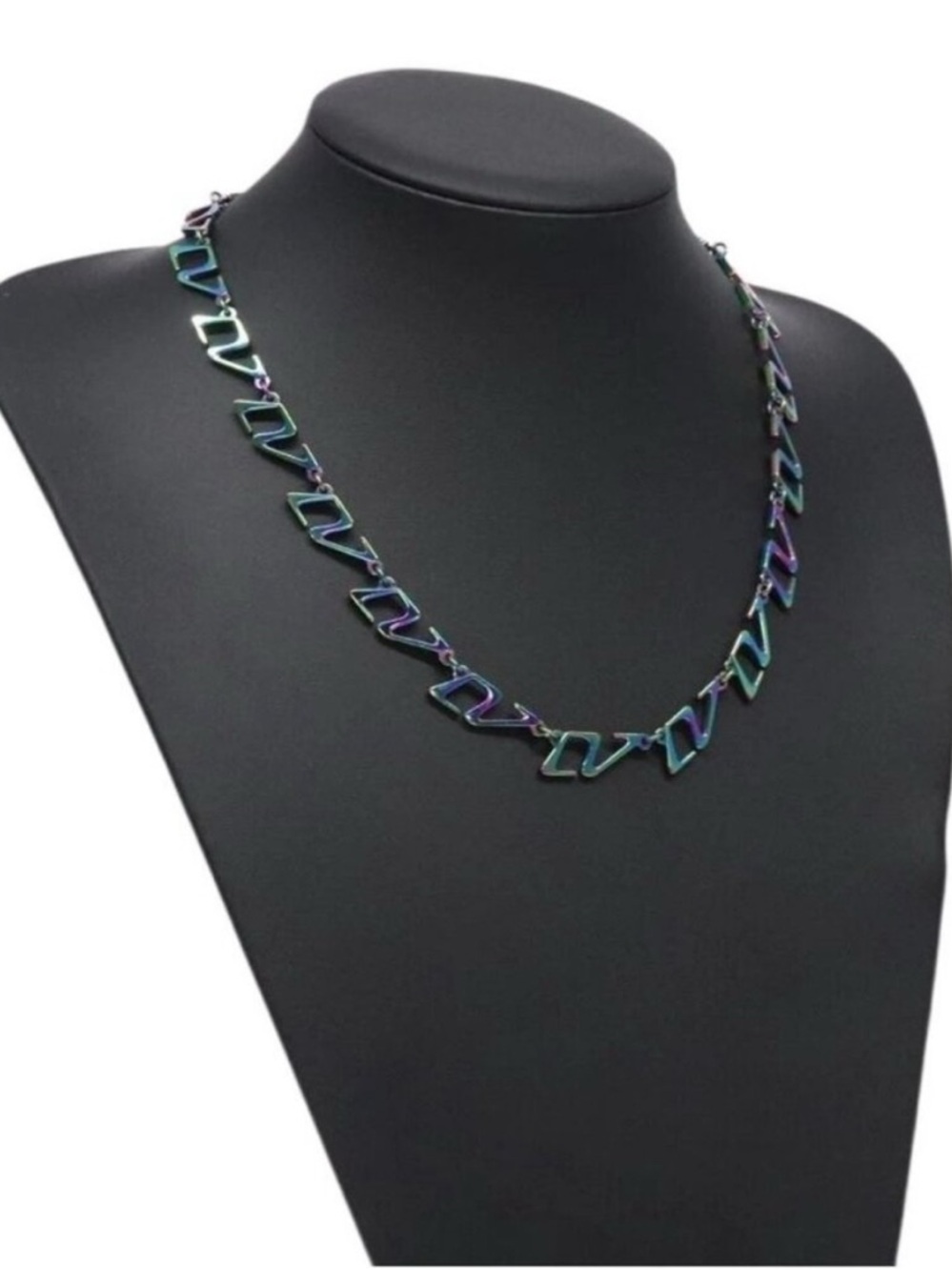 Louis Vuitton Collier 2054 Chain Link Rainbow Necklace M68909